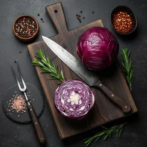 Red Cabbage (लाल पत्तागोभी)