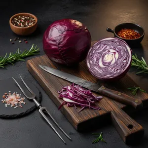 Red Cabbage (लाल पत्तागोभी) hover view